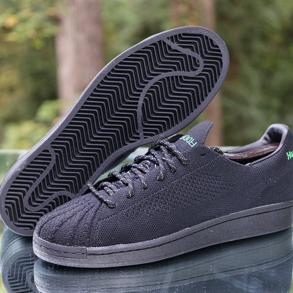 Adidas Pharrell Williams Primeknit Black Men’s Size 9 - Picture 6 of 11